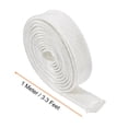 thumbnail image 2 of Uxcell 3.3Ft-10mm High TEMP Fiberglass Sleeve Insulation Cable Protectors White, 2 of 3