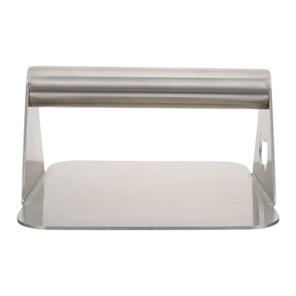 Jiandong Burger Presser Stainless Steel Square Steak Presser & Grill Press - 14CM(5.51X5.51X2.95Inch)