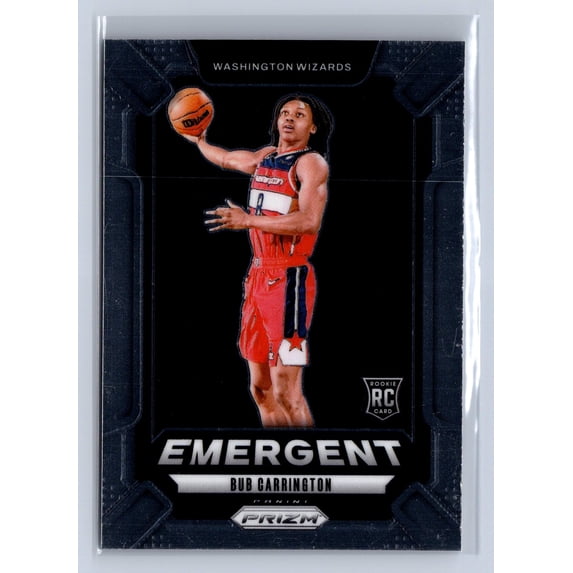 2024-25 Panini Prizm Bub Carrington #20 Emergent RC