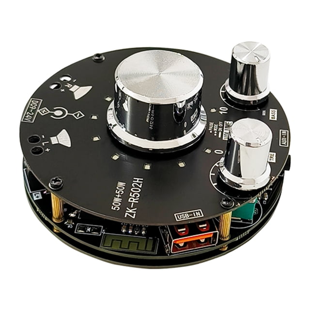 Placa amplificadora de potencia de audio, amplificador de potencia de 2.1 canales Placa amplificadora de potencia de canal Placa amplificadora de audio estéreo Durabilidad probada en el tiempo