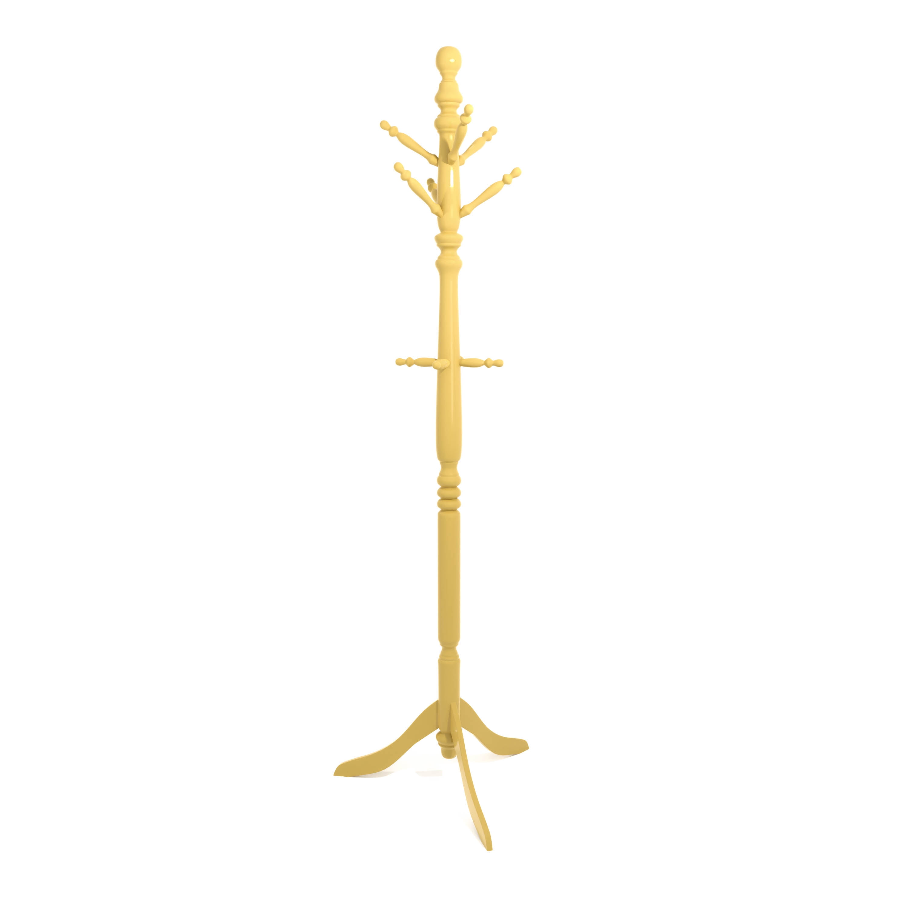 Furniture of America Smyrna Yellow Coat Rack