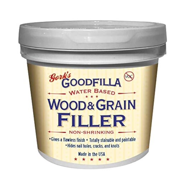 Relleno de madera y granos Goodfilla Ash, 1 galón (6,12 kg)