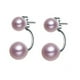 thumbnail image 1 of Sonducket Exquisitos pendientes de perlas naturales para mujer Pendientes únicos de perlas naturales de plata de ley Ropa, zapatos y accesorios Miscelánea púrpura, 1 of 6