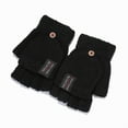 thumbnail image 4 of Winter Sports Knitted Warm Convertible Mittens for Men with Flip Top Fingerless Design for Cold Weather, 4 of 5