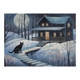 thumbnail image 3 of 500-Piece Snowy Winter Puzzle - Complex Jigsaw for Adults & Teens - Great for Family Fun, Home Decor, and Gifts, 3 of 8