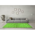 thumbnail image 3 of Ahgly Company Indoor Square Abstract Green Modern Area Rugs, 8' Square, 3 of 4