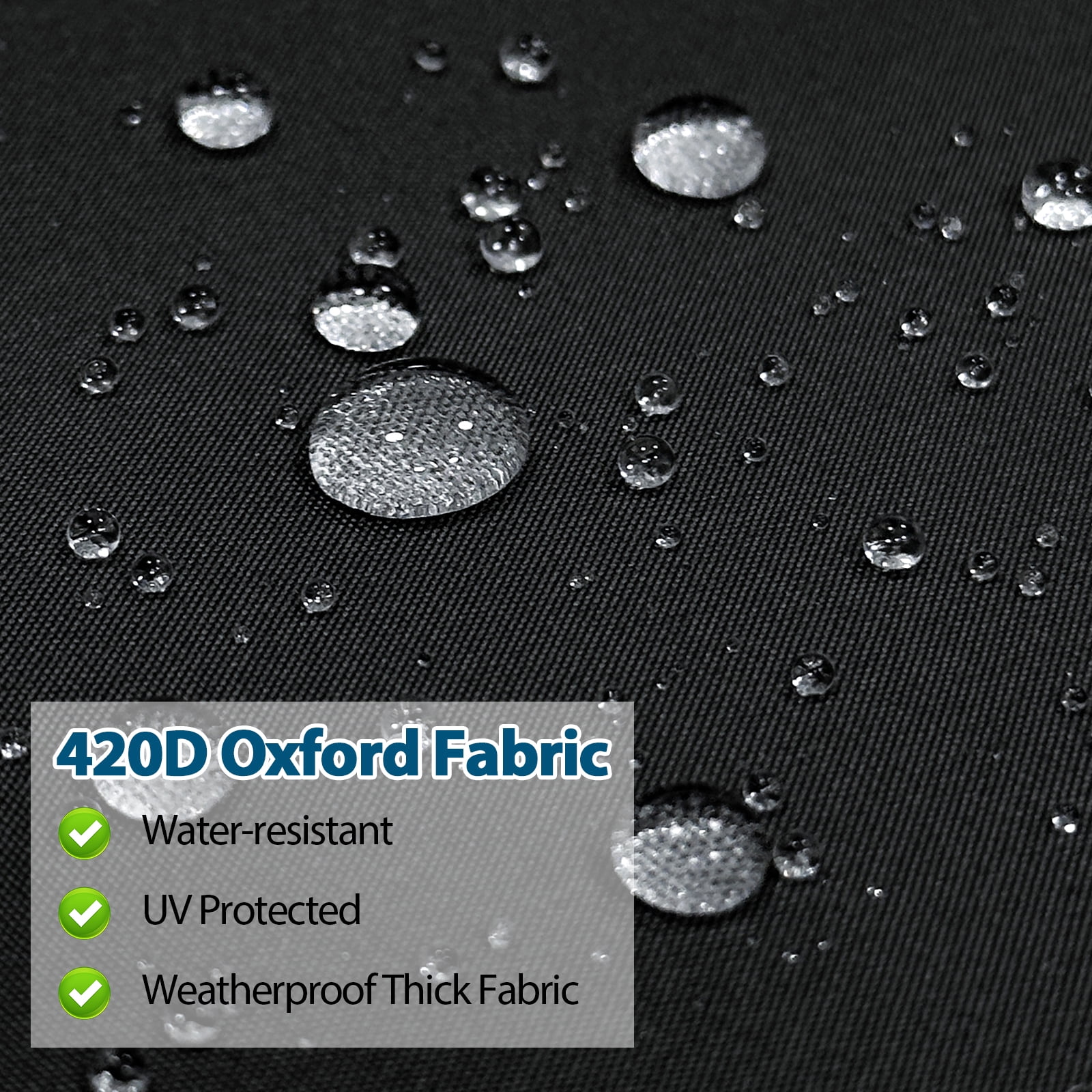 Vierkante Fire Pit Cover - Heavy Duty 420D Oxford Doek - Waterdichte