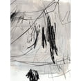 thumbnail image 2 of Parker, Jennifer Paxton 19x24 White Modern Wood Framed Museum Art Print Titled - Charcoal Waltz II, 2 of 4