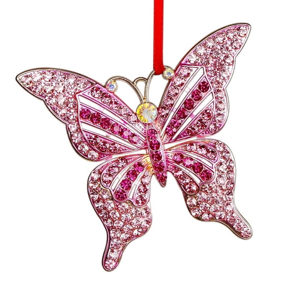 WaaHome Butterfly Christmas Ornament 2025 Monarch Butterfly Ornaments for Christmas Tree Butterfly Christmas Ornament Decoration Butterfly Christmas Tree Ornament Butterfly Gifts for Women Girls