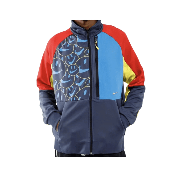 Nike N98 Smile Men's Track Jacket - Blue Full Zip, Size XXL