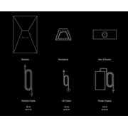 SpaceX STARLINK Gen 3 Standard Kit High-Speed, Low-Latency Internet (Latest Model) Ultra Portable Travel Router WiFi 6- Elegant Design (International ) + Tripod Stand Mount