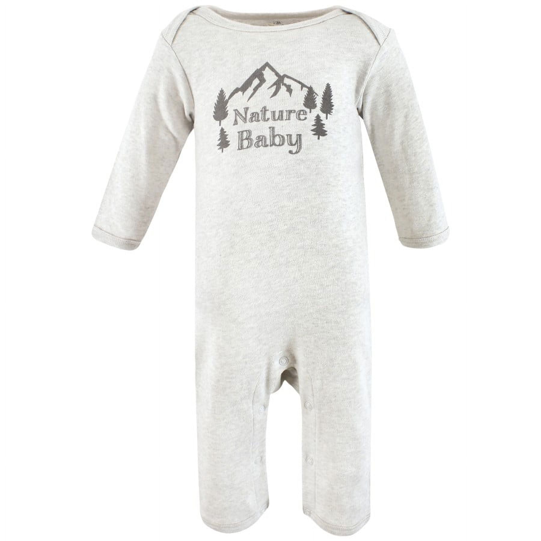 Touched by Nature Unisex Baby Organic Cotton Coveralls, Nature Baby, 6-9 Months