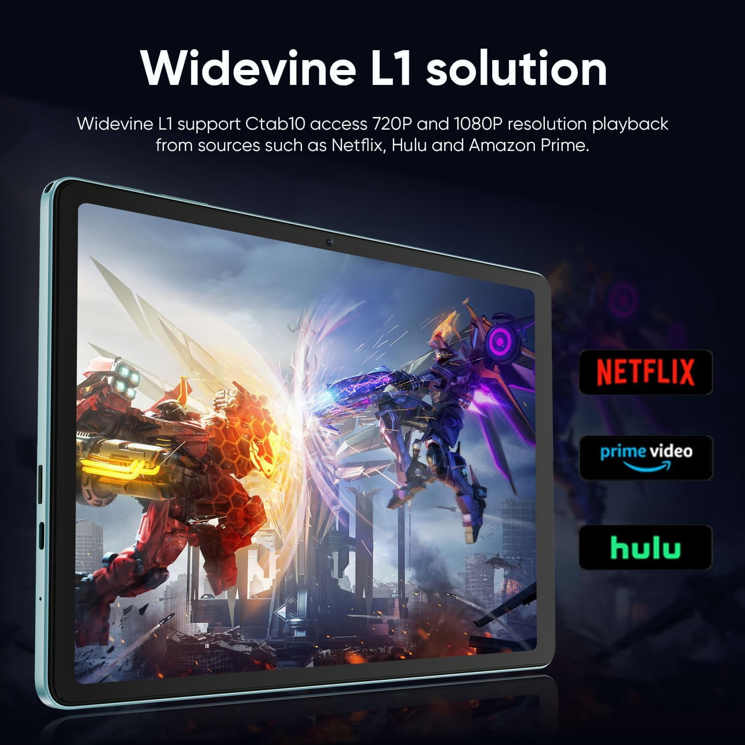 Android 15 Tablet, 11 inch 12GB RAM + 128GB ROM 1TB Expand, Octa