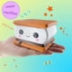 thumbnail image 5 of Slow Rising 4 Pcs Smore Squishies, Cute Birthday Gift for Kids, Big Eyes Smore Pizza Biscuit Waffle Pack Stress Relief Squeeze Toys (Style B), 5 of 5