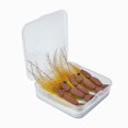 thumbnail image 4 of 5 señuelos de pesca con mosca, cebos de pesca con mosca con caja de almacenamiento y anzuelos, aparejos de regalo, señuelos artificiales para perca de, 4 of 8