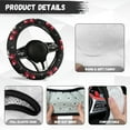thumbnail image 6 of Yuyamidu Cherry Auto Steering Wheel Cover Warm Thick Steering Wheel Protection Universal 15 Inch Sedan Steering Wheel Devorative Accessories for Women, 6 of 7