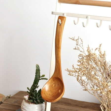 

Wooden Spoon Bamboo Kitchen Cooking Utensil Tool Soup Teaspoon Catering Spoon