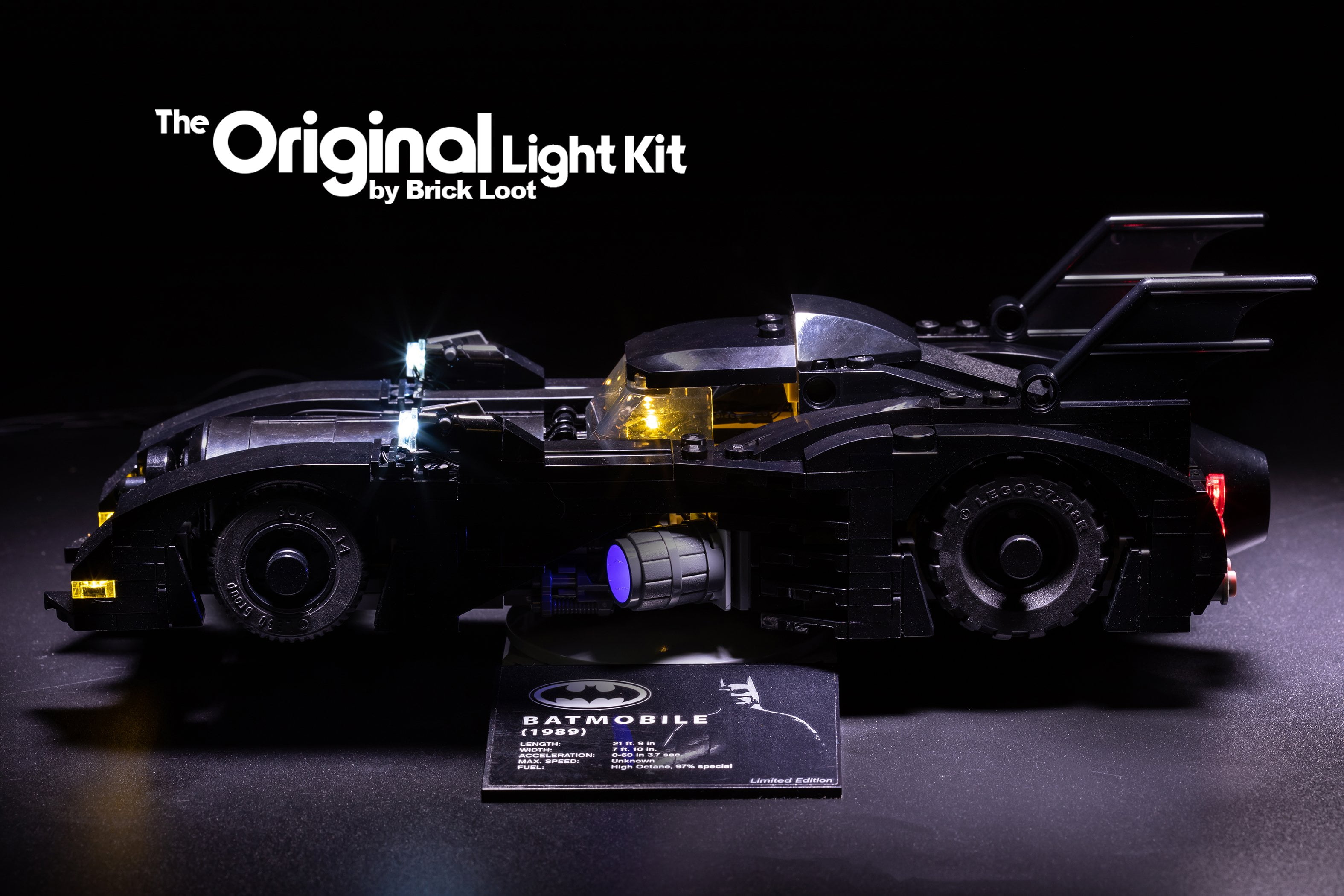 Compatible with Lego 40433 Set LED Light Kit for 1989 Batmobile