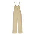 thumbnail image 4 of Samickarr Jumpsuits For Women Summmer Dressy Wedding Women Ladies Summer Sleeveless Backless Loose Long Playsuits Rompers Jumpsuit, 4 of 6