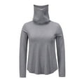 thumbnail image 5 of Women SPF Shirts Long Sleeve Lightweight Rash Guard Hiking Tops UPF 50+ Sun Protection Cooling Blouse with Mask, 5 of 5