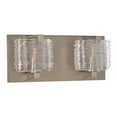 thumbnail image 2 of Kalco Lighting South Bay 12" 2-light Modern Glass Bath Light in Satin Nickel, 2 of 2