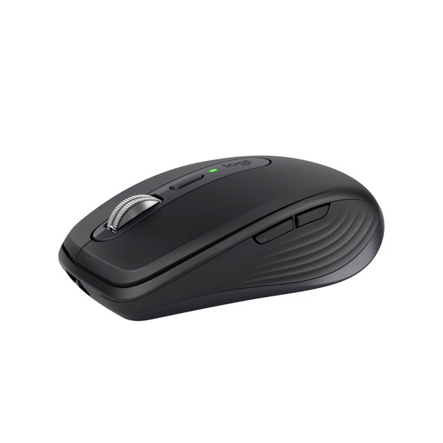 Logitech MX Anywhere 3S Compact Wireless Mouse, Fast Scrolling, 8K DPI Any-Surface Tracking, Quiet Clicks, Programmable Buttons, USB C, Bluetooth, Wi