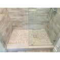 thumbnail image 5 of 5 Inch Tile Insert Square Shower Drain with Hair Trap Set (4 Finishes), 5 of 10