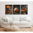 thumbnail image 2 of 3pcs Basketball Graffiti Canvas Wall Art Retro Abstract Graffiti Teen Wall Decor Pictures Basketball Court Sneakers Posters Prints Paintings for Teen Boys Living Room Bedroom（Only canvas）, 2 of 6