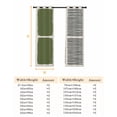 thumbnail image 6 of Sage Green Blackout Curtains for Bedroom, Modern Painting Farmhouse Striped Abstract Art Thermal Insulated Kitchen Drapes with Grommets, Light Blocking Window Treatment, 2 Panels 52" x 90", 6 of 7