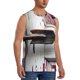 thumbnail image 2 of Fotbe Rustic Door Handle Closeup Men's Camiseta sin Mangas Estampada para Hombres, Playera Casual para Gimnasio, Entrenamiento, Playa-X-Large, 2 of 7