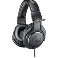 thumbnail image 2 of Audio-Technica ATH-M20x Professional Studio Monitor Headphones, Black (AUD ATHM20X) + Microfiber Cleaning Cloth + Headphone stand + XPIX HEADPHONE CASE + Goby Labs Headphone Cleaner 4 fl oz, 2 of 7