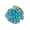 Blue, variant on Chic Beaded Adjustable Ring Youthful Dopamine Inspired Jewelry Versatile Everyday Accessory Gift For Her