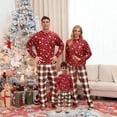 thumbnail image 2 of Chandail en Molleton pour Hommes, Imprimé Décontracté et Élégant, Manches Longues, Col Rond, Haut Parent-Enfant, Pyjamas pour Hommes, 2 of 9