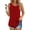 Wine Red, variant on Womens Tank Tops Dressy Casual Sleeveless Blouses Crew Neck Pleated Tunic Shirts Summer Tops