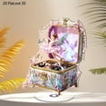 thumbnail image 5 of 2D Plane Rotating Acrylic Music Box With Dancing Or Ballerina Colorful Desktop Decoration., 5 of 5