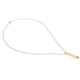 thumbnail image 2 of Collar de respiración consciente de acero inoxidable que reduce el estrés, collar portátil con silbato para ansiedad para mujeres y hombres, dorado, 2 of 15