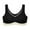 Black, variant on Bigersell Padded Sports Bra Women Top Bra Wire-Free Underwear Vest Style Sport Lingerie Female Tshirt Bra Women Spandex Full-Figure Bra Style 528, Black XL