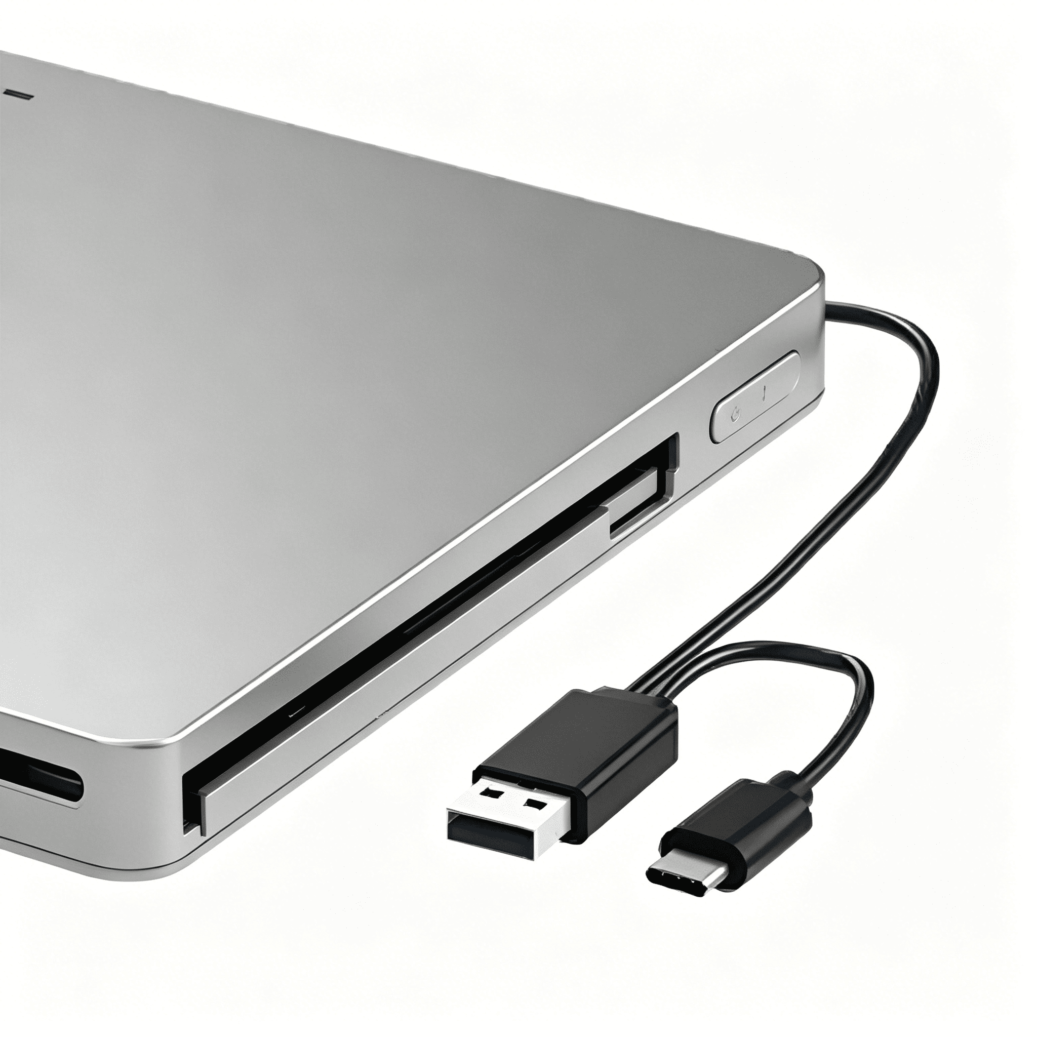GJX 2026 New External 3D Blu-Ray Dvd Drive,Usb 3.0 and Type-C Blu-Ray Cd Dvd Drive Player Ultra-Slim Slot-Loading Cd Dvd Burner,Laptops,Desktops,Home Entertainment,Data Backup,Video Editing