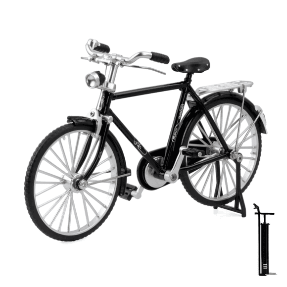 1:10 Miniature Alloy Bicycle Model Collectible for Aviation Enthusiasts Retro and Elegant Collections