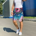 thumbnail image 6 of Sikiie Colorful Donut Mens Pajama Shorts, Lightweight Lounge Pant with Pockets Soft Sleep Pj Shorts for MenX-Large, 6 of 6