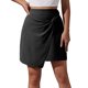 thumbnail image 5 of Falda corta de algodón para mujer Nudo frontal Falda elegante Cremallera Media falda corta simple FLhrweasw Nuevo, 5 of 7