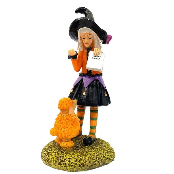 Clearance! Halloween Home Decor! Halloween Witch Doll Resin Ornaments Doll Decoration Ornaments Buy 2 Get 3
