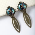 thumbnail image 3 of Sheepdog Book Marks with Vintage Copper-Colored Lace: Stainless Steel Book Accessories and Reading Essentials - Gifts for Bookworms and Readers [Set of 2], 3 of 5