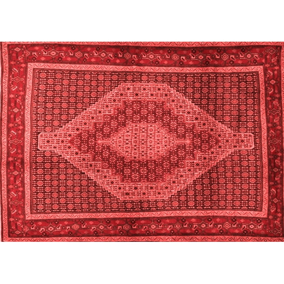 Ahgly Company Indoor Rectangle Persian Red Traditional Area Rugs, 8' x 10'