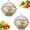 Gray 2, variant on CCCHCY 2pc Mesh Fruit Basket with Lid,Fruit Fly Basket with Lid, Large Capacity, Storage