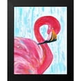 thumbnail image 2 of Cole, Jan 20x24 Black Modern Framed Museum Art Print Titled - Flamingo I, 2 of 5
