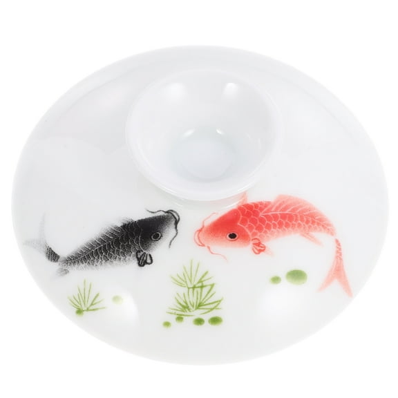 Ceramic Tea Lid Cup Know Mug Cups Heat Insulation Temperature Retention Ceramics