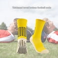 thumbnail image 4 of Calcetines antideslizantes unisex para fútbol, ​​calcetines deportivos para ciclismo, calcetines para correr (amarillo) Likrtyny Deportes al aire libre Salida diaria Juego de fiesta, 4 of 7