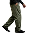 thumbnail image 2 of Smsaxvxz Men's Baggy Sweatpants Fashion Wide Leg Drawstring Sweat Pants Casual Joggers with Pockets Army Green XL, 2 of 6