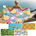 thumbnail image 7 of Guanhe Beach Towel Pineapple Print, Swimming Quick-drying Absorbent Bath Towels Adult Men and Women Portable Shawl Warm Sports Fitness Large Towel 30x60inch, 7 of 7